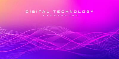 astratto digitale tecnologia futuristico circuito blu rosa sfondo, informatica scienza tecnologia, innovazione comunicazione futuro, ai grande dati, Internet Rete connessione, nube hi-tech illustrazione vettore