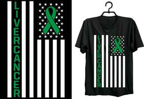 fegato cancro maglietta design. divertente regalo articolo fegato cancro maglietta design per fegato cancro pazienti. vettore