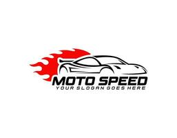 logo auto sportiva vettore