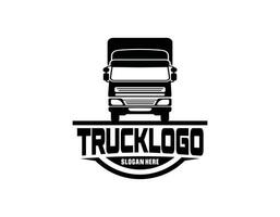 modello di logo del camion vettore