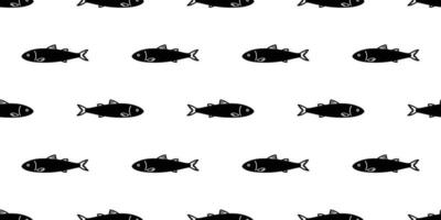 pesce senza soluzione di continuità modello vettore salmone tonno squalo sciarpa isolato delfino balena oceano mare cartone animato ripetere sfondo piastrella sfondo scarabocchio illustrazione