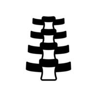 spinale cordone icona nel vettore. illustrazione vettore