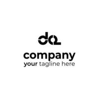 dd lettera logo design vettore