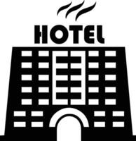 Hotel logo vettore silhouette, Hotel icona vettore