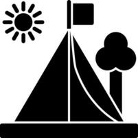 tenda vettore icona design