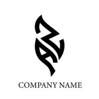 az lettera logo design.az creativo iniziale az lettera logo design. az creativo iniziali lettera logo concetto. vettore