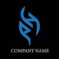 ph lettera logo design.ph creativo iniziale ph lettera logo design. ph creativo iniziali lettera logo concetto. vettore