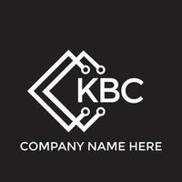 kbc lettera logo design.kbc creativo iniziale kbc lettera logo design. kbc creativo iniziali lettera logo concetto. vettore