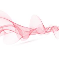 Astratto rosa elegante onda creativa sfondo vettore