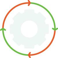 processi vettore piatto icona illustrazione