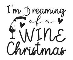 sono sognare di un' vino Natale, Natale maglione, felpa, Da donna Natale maglione, brutto Natale maglione, unisex maglione vettore