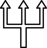 triplicare frecce vettore icona design