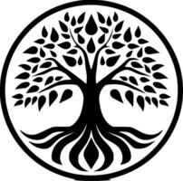albero di vita - alto qualità vettore logo - vettore illustrazione ideale per maglietta grafico