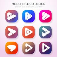 Logo moderno Minimal Vector per banner