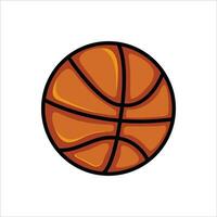 pallacanestro vettore illustrazione, pallacanestro palla logo pallacanestro icona