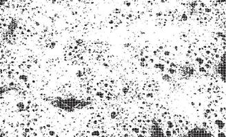 grunge in bianco e nero distress texture.dust overlay angoscia di grano, basta posizionare l'illustrazione su qualsiasi oggetto per creare un effetto sgangherato. vettore