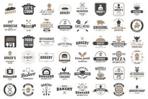 Ristorante Retro Vector Logo per banner