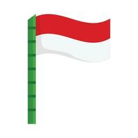 indonesiano indipendenza anniversario vettore