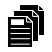documento vettore glifo icona per personale e commerciale uso.