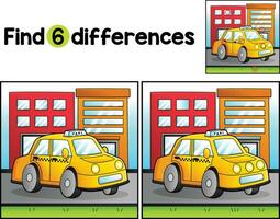 Taxi veicolo trova il differenze vettore