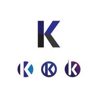 k logo design k lettera font concept business logo vector and design initial company