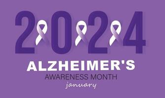 Alzheimer consapevolezza mese. sfondo, striscione, carta, manifesto, modello. vettore illustrazione.