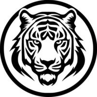 tigre - minimalista e piatto logo - vettore illustrazione