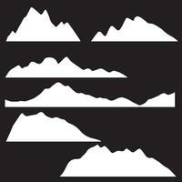 forme di montagna per loghi vettore