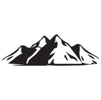 montagna silhouette icona vettore impostato per logo