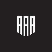 astratto aaa lettera logo design vettore modello