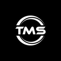 tms logo disegno, ispirazione per un' unico identità. moderno eleganza e creativo design. filigrana il tuo successo con il Impressionante Questo logo. vettore