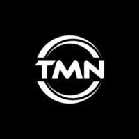 tmn logo disegno, ispirazione per un' unico identità. moderno eleganza e creativo design. filigrana il tuo successo con il Impressionante Questo logo. vettore