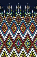 etnico geometrico. senza soluzione di continuità modello. messicano lenzuolo, tappeto. intrecciata tappeto illustrazione. vettore