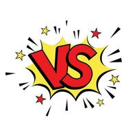 vettore contro logo vs lettere per gli sport e combattimento concorrenza battaglia vs incontro