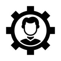 gestione vettore glifo icona per personale e commerciale uso.