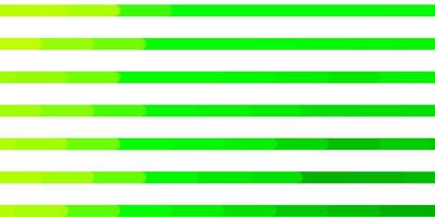 modello vettoriale verde chiaro con linee. illustrazione gradiente colorato con linee piatte astratte. modello per siti Web, pagine di destinazione.