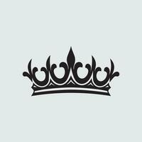 corona silhouette logo vettore