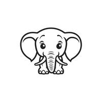 elefante icona design vettore