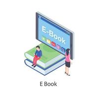 elementi di ebook di tendenza vettore