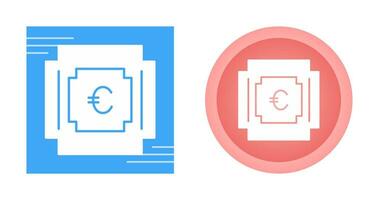 Euro simbolo vettore icona