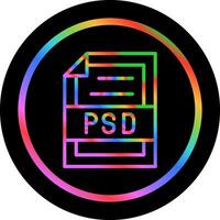 PSD file vettore icona