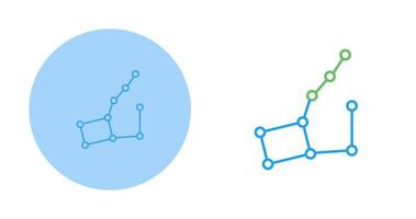 costellazione vettore icona