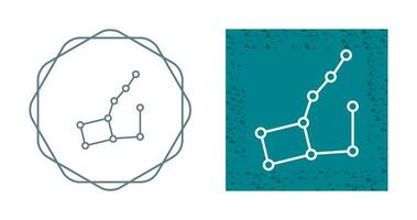 costellazione vettore icona