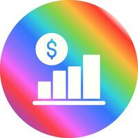 statistiche vettore icona