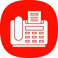 fax macchina vettore icona design