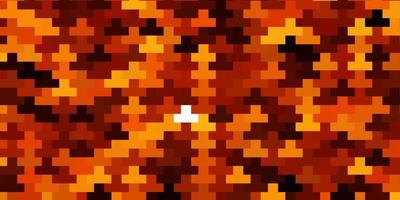 trama vettoriale arancione scuro in stile rettangolare. illustrazione astratta sfumatura con rettangoli colorati. modello per opuscoli aziendali, volantini