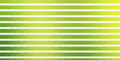 sfondo vettoriale verde chiaro, giallo con linee. illustrazione astratta geometrica con linee sfocate. miglior design per i tuoi poster, banner.