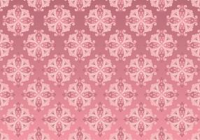 Fondo del modello Rococo oro rosa vettore