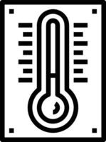 termometro medicina icona simbolo Immagine vettore. illustrazione di il temperatura freddo e caldo misurare attrezzo design immagine.eps 10 vettore