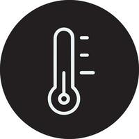 termometro medicina icona simbolo Immagine vettore. illustrazione di il temperatura freddo e caldo misurare attrezzo design immagine.eps 10 vettore